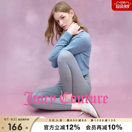 Juicy Couture橘滋打底裤女2025年秋季新款瑜伽裤健身运动鲨鱼裤商品大图