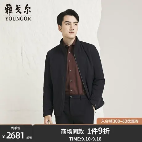 【商场同款】雅戈尔男士夹克秋冬新款官方商务休闲棉夹克男S3842图片