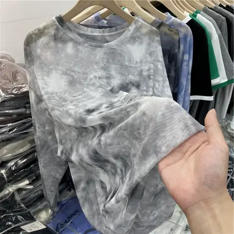 2023新款女装夏季网红宽松防晒衫薄款透气网纱长袖t恤ins潮上衣服商品大图