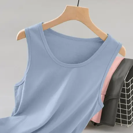 纯棉背心男士夏季薄款运动无袖t恤潮流宽松健身坎肩篮球吊带汗衫商品大图