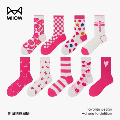 猫人袜子情侣中筒袜夏天薄款运动抗菌防臭学生潮袜春秋款男女棉袜图片