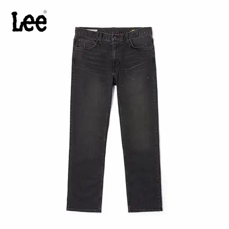 Lee商场同款24秋冬新品726标准直脚黑灰暖岩恒温男保暖直筒牛仔裤图片