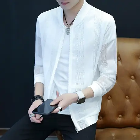 防晒衣男士薄款透气夹克男装钓鱼防晒服冰丝户外运动防风衣外套商品大图