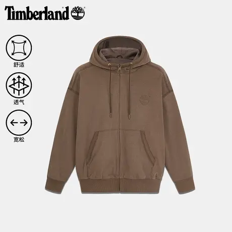 Timberland添柏岚官方男款连帽拉链卫衣新款户外透气宽松|A6NC3图片