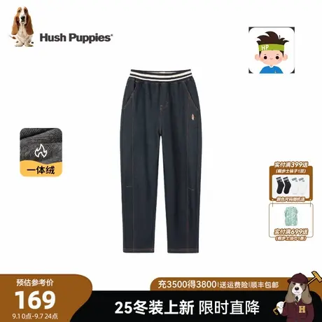 【25冬新品】暇步士男童裤子加绒大童一体绒休闲裤儿童保暖长裤商品大图