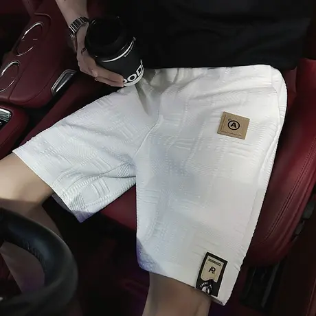 休闲短裤男夏季潮牌重磅五分裤2023新款男裤运动大裤衩宽松中裤子商品大图