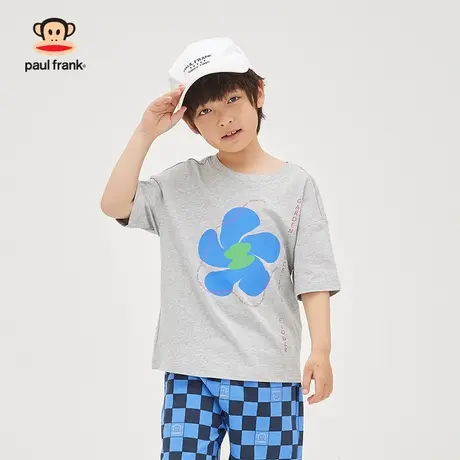 大嘴猴童装男童短袖t恤2023年夏季新品半袖中大儿童纯棉上衣体恤商品大图