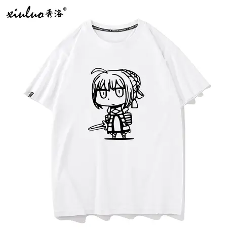 秀洛动漫T恤Fate命运FGO咕哒子周边短袖半袖棉cos二次元衣服男女商品大图
