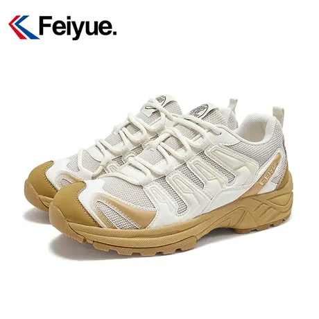 feiyue/飞跃飞跃情侣款运动鞋2024春季新款网面透气舒适休闲板鞋图片