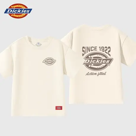 Dickies童装男童短袖t恤夏季儿童夏款运动半袖男孩美式休闲体恤A商品大图