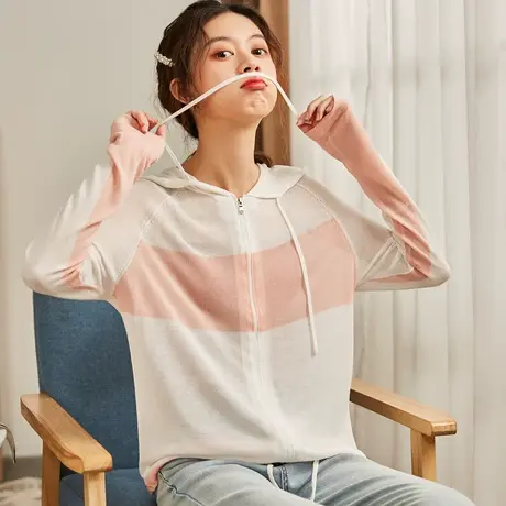 唐狮夏季薄款短外套女针织开衫韩版宽松百搭学生图片