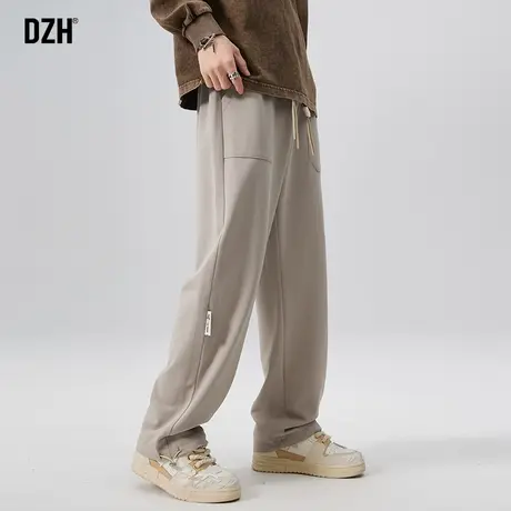 男士直筒裤垂感高级感裤子宽松直筒休闲长裤男秋季2023新款运动裤商品大图