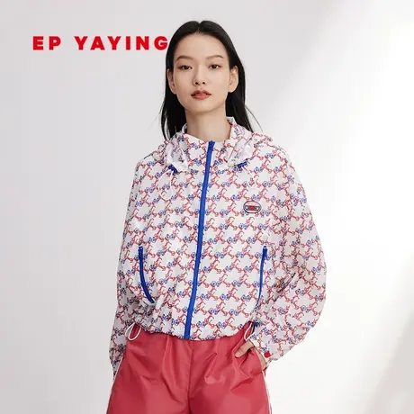 [UFP50+防晒]EP雅莹女装 运动风宽松连帽防晒外套 2024春装1318B图片