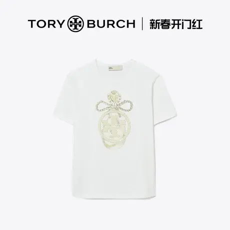 【12期免息 新品】TORY BURCH 汤丽柏琦 短袖印花T恤 159189图片