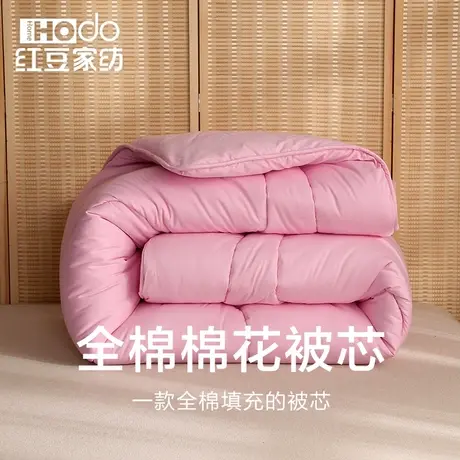 【清仓】红豆纯棉棉花被子冬被全棉加厚春秋被芯保暖棉被四季通用图片