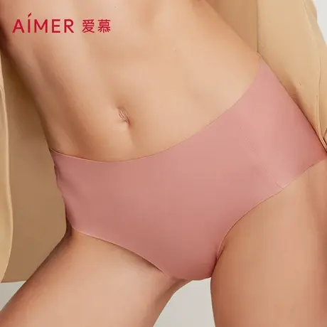 爱慕内裤女AAA级抗菌无痕舒适纯棉裆软糯高弹中腰三角裤AM226141图片