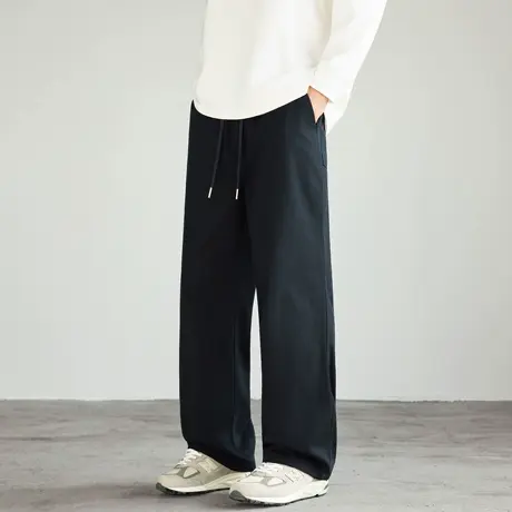 唐狮秋冬季男款直筒休闲长裤宽松阔腿裤男士裤子男裤百搭时尚TUTA图片