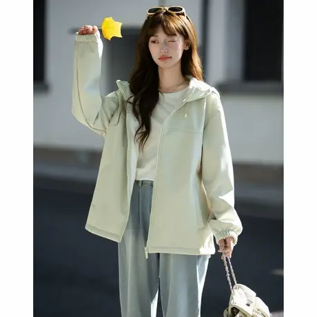 唐狮秋冬季女加绒户外纯色机能外套秋季穿搭时尚简约风通勤休闲TM图片