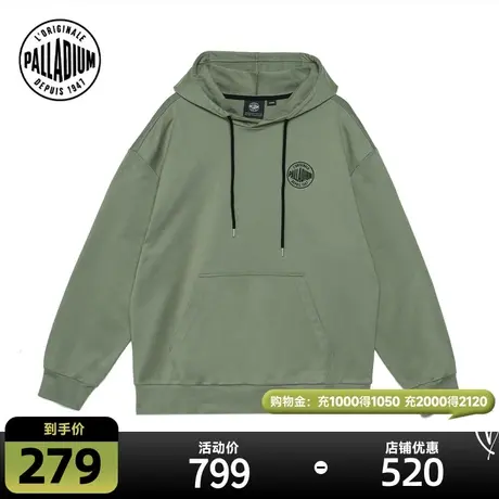 PALLADIUM帕拉丁上装休闲时尚潮牌长袖连帽黑色卫衣女春季款男图片