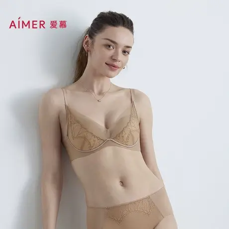 爱慕25AW星辰3/4无托三明治中厚模杯隐孔文胸AM17B931商品大图