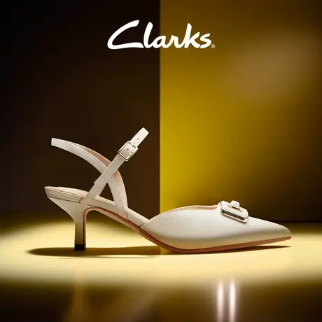 Clarks其乐紫罗兰系列女鞋凉鞋女尖头浅口包头一字带高跟鞋凉鞋女商品大图