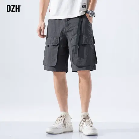 男士速干工装短裤男夏季薄款机能运动五分裤2023新款裤子夏天男款商品大图