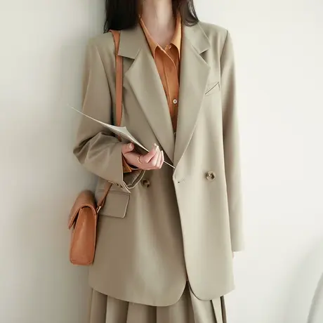 2023年春季新款chic西装外套女小个子高级感职业装西服上衣商品大图