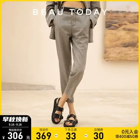 BeauToday鞋子女凉鞋BT女式凉鞋厚底凉鞋女夏季凉鞋罗马凉鞋夏女商品大图