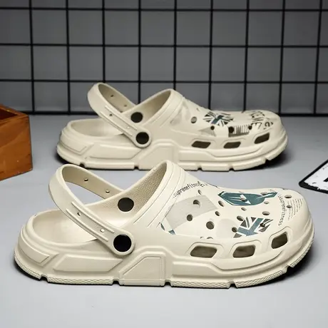 2022新款男士雨鞋夏季时尚钓鱼涉水鞋胶鞋赶海水鞋男款防水鞋凉鞋商品大图