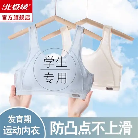 少女文胸学生运动内衣女防震跑步背心初高中青春发育期固定杯文胸商品大图
