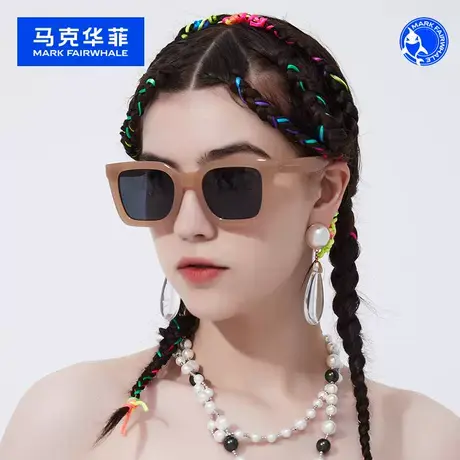 MARK马克华菲偏光太阳镜男方形眼镜时尚复古粗框防晒墨镜女配近视图片