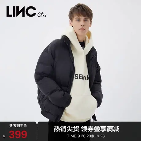 LINCCHIC金羽杰羽绒服男女同款短款羽绒服女冬季外套N21801124-1图片