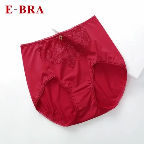 安莉芳官方奥莱E-BRA轻薄舒适弹力冰丝细腻爽滑内裤中高腰三角裤商品大图