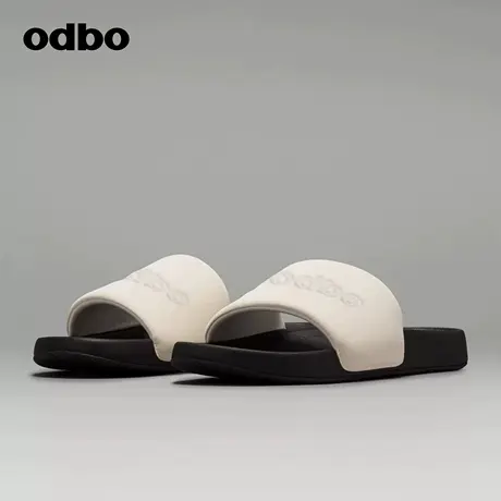 odbo/欧迪比欧拖鞋女夏外穿2025新款厚底凉拖平底高级感百搭时尚商品大图