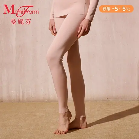 曼妮芬中腰暖裤秋裤女20210656商品大图