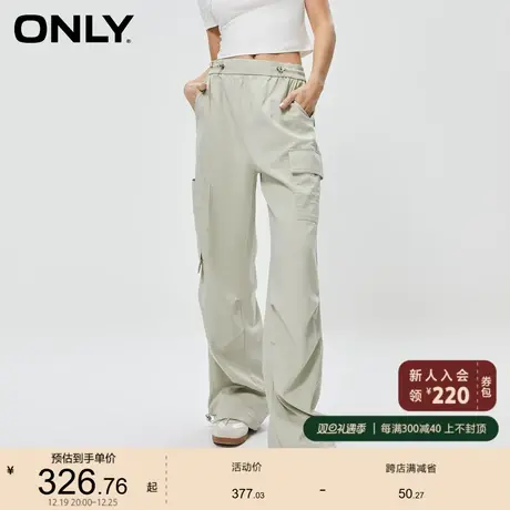 ONLY奥莱复古工装风宽松休闲百搭直筒休闲裤女商品大图