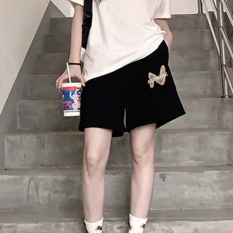 KV真维斯运动休闲春夏季穿搭轻薄慵懒高级感女士阔腿裤女2025新款商品大图