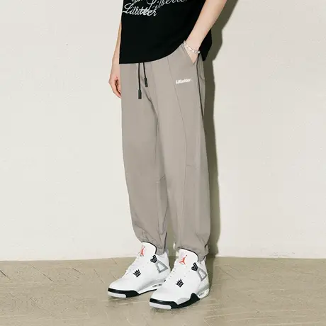 Lilbetter360g重磅卫裤男2025春款休闲长裤秋季基础分割束脚裤子商品大图