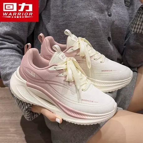 回力秋季女鞋2025新款运动鞋厚底增高初中生休闲鞋软底缓震跑步鞋商品大图