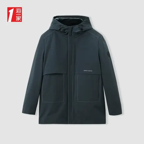 海一家一衣多穿内胆可单穿外套2023冬季新款保暖中长款男士夹克商品大图