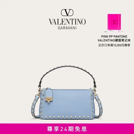 【线上限定】华伦天奴VALENTINO女士 ROCKSTUD 粒面小牛皮斜挎包图片