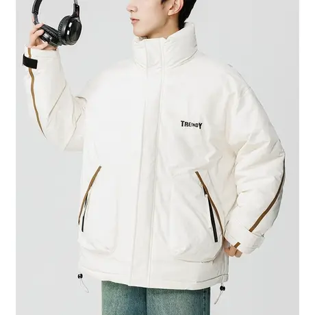 男士保暖棉服男款冬季美式棉衣男外套2023年新款立领夹克加厚棉袄商品大图