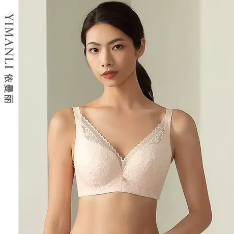 内衣女薄款大码文胸软钢圈大胸显小聚拢调整型收副乳防下垂大罩杯图片