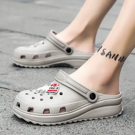 雨鞋男款时尚钓鱼水鞋夏季透气胶鞋赶海专用厨房防滑鞋洗车防水鞋商品大图