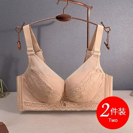 内衣女小胸夏季薄款1cm聚拢收副乳防下垂上托舒适胸罩无钢圈文胸商品大图