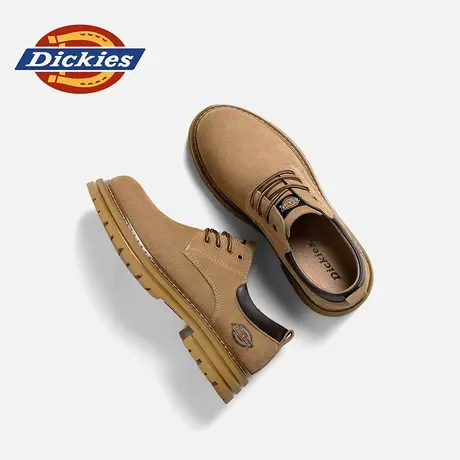 Dickies男鞋2025新款秋季厚底男款真皮户外工装鞋男士马丁靴低帮商品大图
