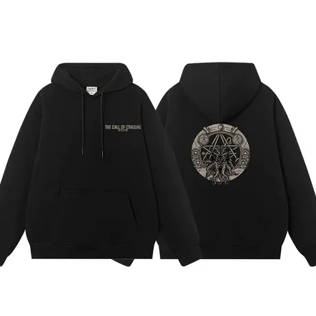 秀洛克苏鲁神话周边衣服洛夫克拉夫特死灵之书同款外衣连帽卫衣男图片