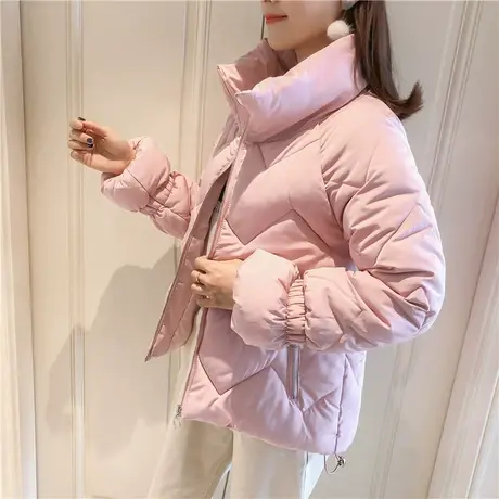 2023新款冬季立领棉服韩版短款加厚棉袄小个子外套女棉衣冬装袄子商品大图