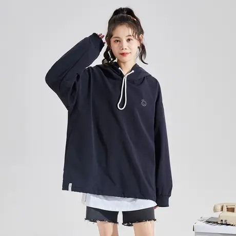 唐狮工装外套女士春秋季ins设计感连帽小香风外套宽松休闲上衣潮商品大图