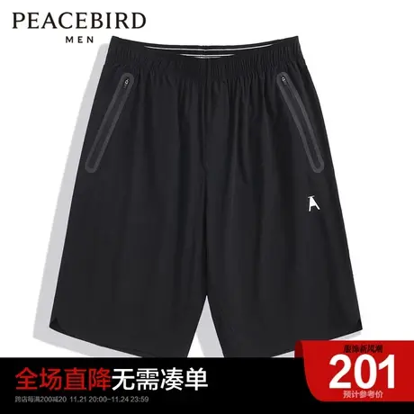 太平鸟男装奥莱运动中短裤时尚夏季休闲裤男士图片